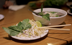 The bamboo shoots and crabmeat soup is filled with sweet and spicy flavor in every bite. This $3.25 New Century Vietnamese appetizer includes few ingredients, showcasing the crabmeat.