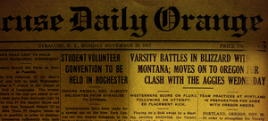 The headline from The Daily Orange after Montana shocked Syracuse with a 6-6 tie.