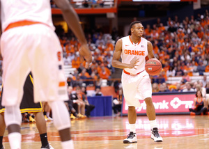 Ron Patterson moonlighted as Syracuse's backup point guard against Kennesaw State, but is expected to be on the wing again when the Orange hosts Hampton at 4 p.m. on Sunday. 