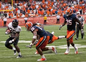 Syracuse beat Wake Forest 36-29 in overtime in 2011. It was the first time the two teams played in football.