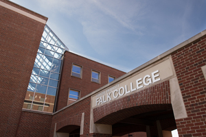 The centralization of the Falk College at the new Falk Complex is 