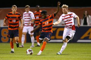 Chris Nanco scored for the fourth time this season in Syracuse's 2-0 win over NC State. 