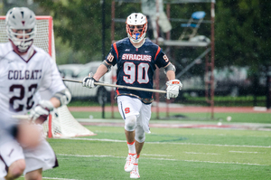 Last year's captain and No. 11 Scott Firman handed down the jersey to redshirt-junior Austin Fusco.