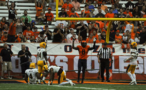 Through four games, Steve Ishmael leads the country in receptions and catches per game. He is also among the top players in total receiving yards.