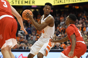 Tyus Battle scored a game-high 18 points in the Orange's season opener, consistently asserting himself on offense.