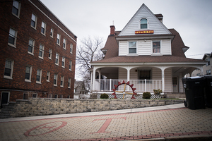 Theta Tau is a professional engineering fraternity at 1105 Harrison St.