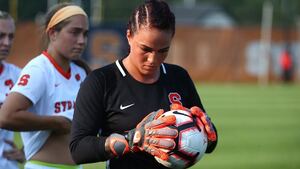 Jordan Harris played the full 90 minutes in the first three games for Syracuse this season. 