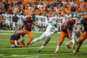 Andre Szmyt finished the regular season three shy of the NCAA field goals record.