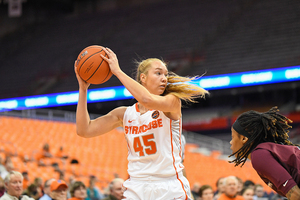 Digna Strautmane led Syracuse with a season-high 22 points. 