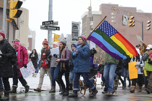 Protestors in more than 300 cities in total participated in the third annual Women’s March.