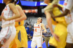 Tiana Mangakahia's eight assists gave her 591 assists, the most in Syracuse program history.