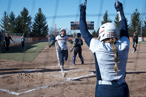 Syracuse's offense bailed out the shaky play of Sophie Dandola in the Orange's second game of the day.