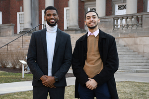 Jalen Nash is running for SA president alongside junior public health major Raymond Perez.