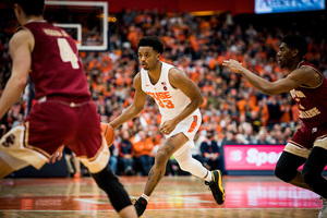 Last time Syracuse played Boston College, SU's leading scorer Elijah Hughes recorded just seven points. 