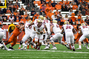 David Bailey leads Boston College in rushing touchdowns.
