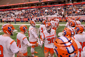 Syracuse men's lacrosse was ranked No. 1 at the end of the shortened 2020 season after going 5-0. 