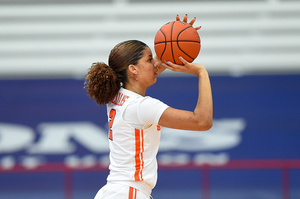 Priscilla Williams has been shooting 500 3-pointers every day for at Syracuse.