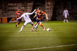 Jeorgio Kocevski scored the first goal of his collegiate career Friday versus Hofstra.