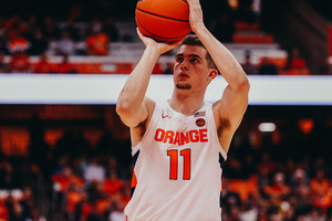 Joe Girard III had eight assists and one turnover in SU's win over NC State.