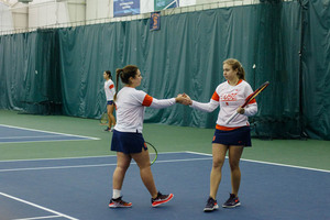 Polina Kozyreva was the only SU player to win her singles match in the Orange's 6-1 loss to No. 9 Virginia.

