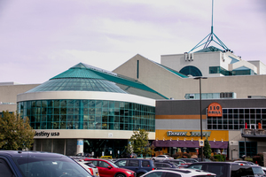 The Destiny USA mall parking lot was the site of an alleged robbery Tuesday afternoon. 