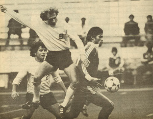 Marcello Vitale (No. 9) scored 44 goals in his SU career, a mark that has yet to be topped.