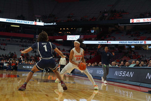 The Orange were selective in their use of 3-pointers against Monmouth, leading to a 53% conversion rate from beyond the arc. Benny Williams started cold but ended hot.