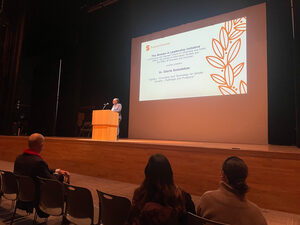 Gloria Somolekae spoke on her activism and long-term experiences facing discrimination during a Wednesday keynote address at the Goldstein Auditorium. Somolekae, who received her Ph.D. in public administration from Syracuse University’s Maxwell School of Citizenship and Public Affairs, centered her talk on how girls and women can feel empowered in the digital age.