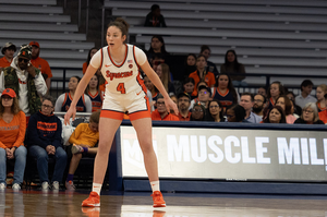 Syracuse used its size advantage to dominate Central Connecticut while freshman Sophie Burrows found a rhythm on offense.