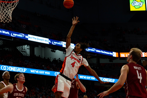 Chris Bell’s career-high 25 points, including a 3-pointer to tie the game at 70-70, helped lead Syracuse to a 79-75 win over Colgate.