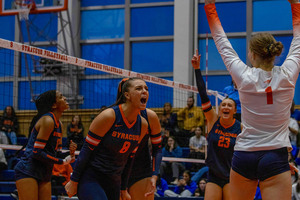 Syracuse completed a reverse sweep for the first time since September 2022, coming back to defeat Notre Dame in five sets.