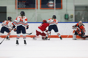 Despite leading 2-0 early against Cornell, a four-goal third period led to Syracuse's 6-3 loss to the Big Red.