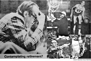 Syracuse head coach Jim Boeheim through the years