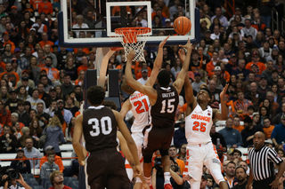 St. Bonaventure shot 32.7 percent from the field including 18 points in the paint. 