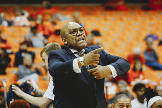 Syracuse head coach Quentin Hillsman used seven players off his bench Sunday and received scoring from eight of them.